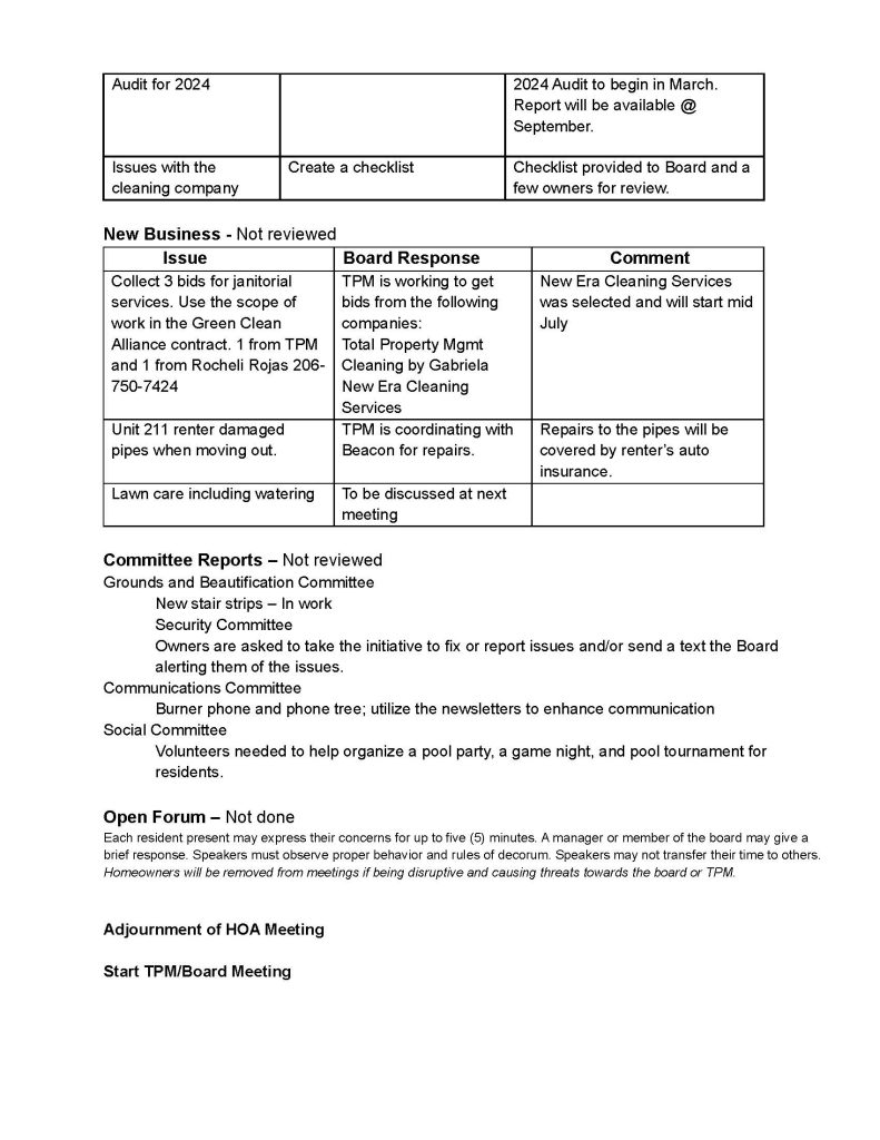 July 15, 2025 meeting notes